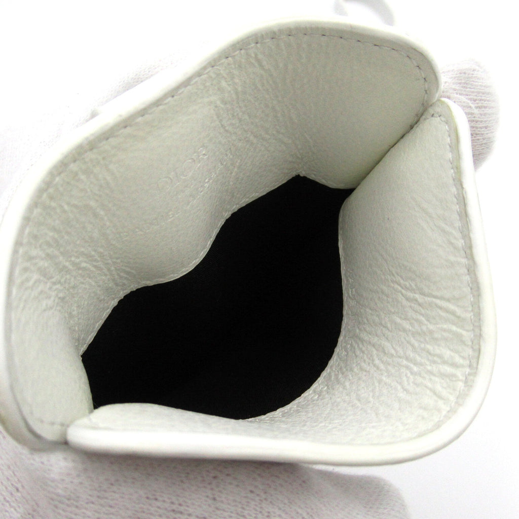 Dior Phone holder White leather