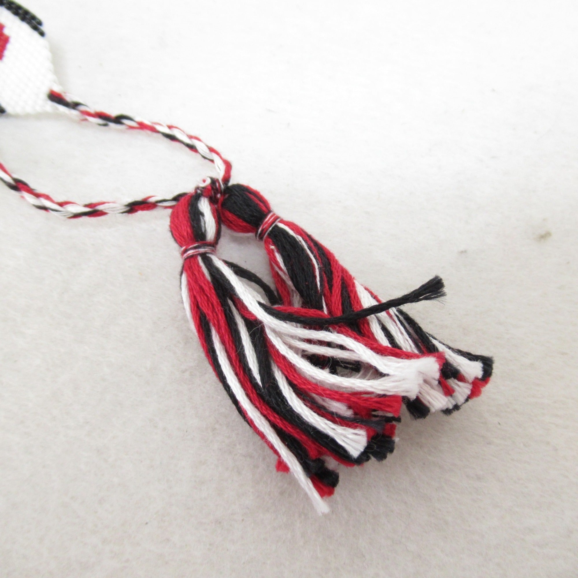 Dior Misanga White Red beads