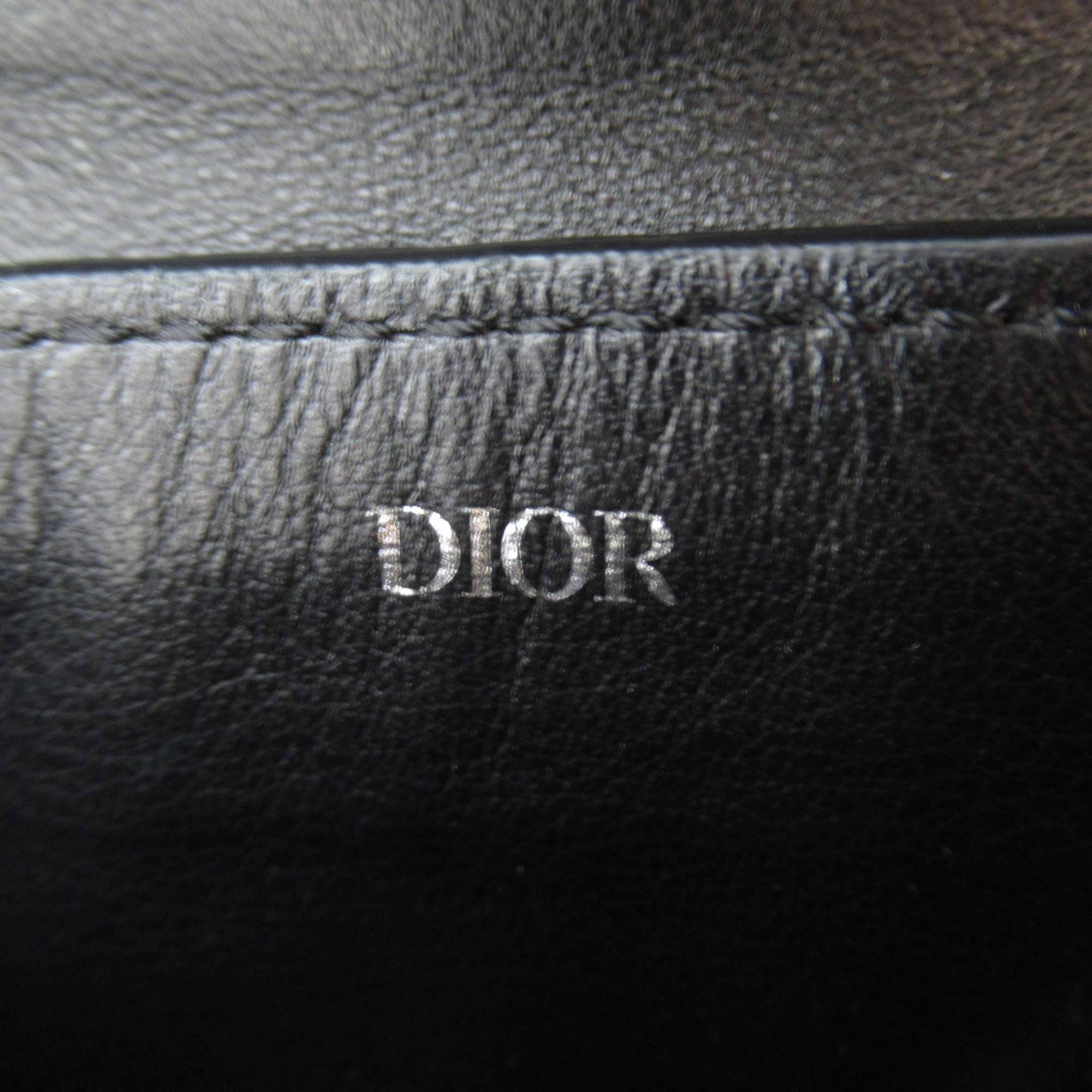 Dior Pouch Black leather