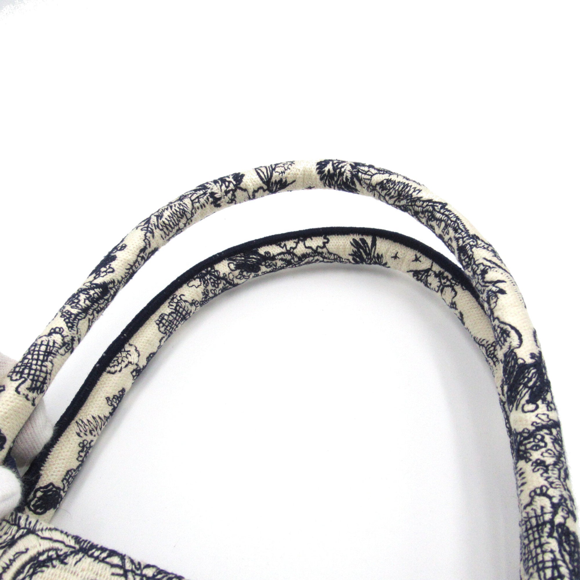Dior Book tote Navy White canvas M1296ZRGO_M928