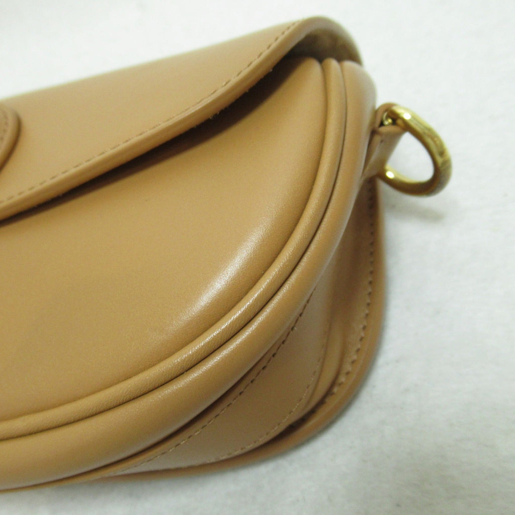 Dior Shoulder Bag Brown Camel leather