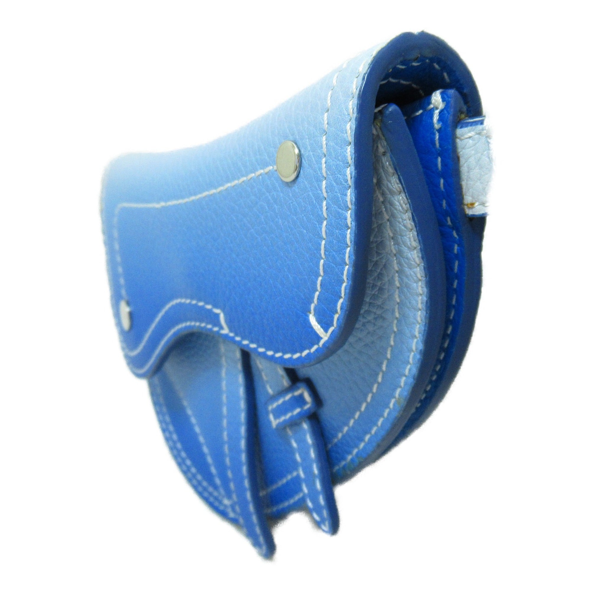 Dior Saddle pouch Blue Blue gradation leather