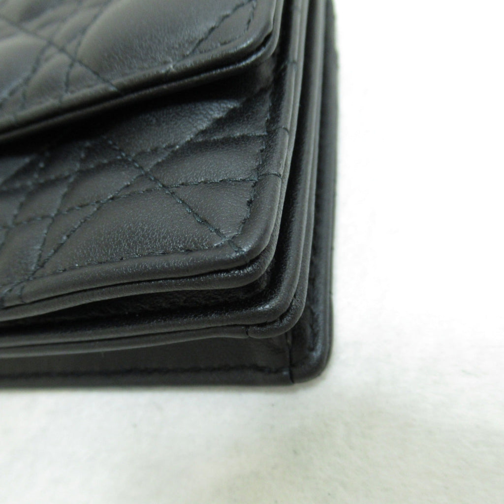 Dior top handle clutch bag Black leather S0980ONMJ M900