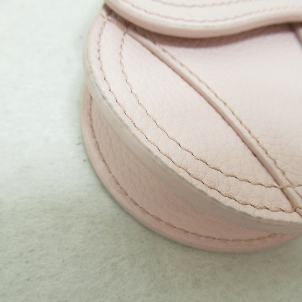 Dior Saddle pouch Pink Baby Pink leather
