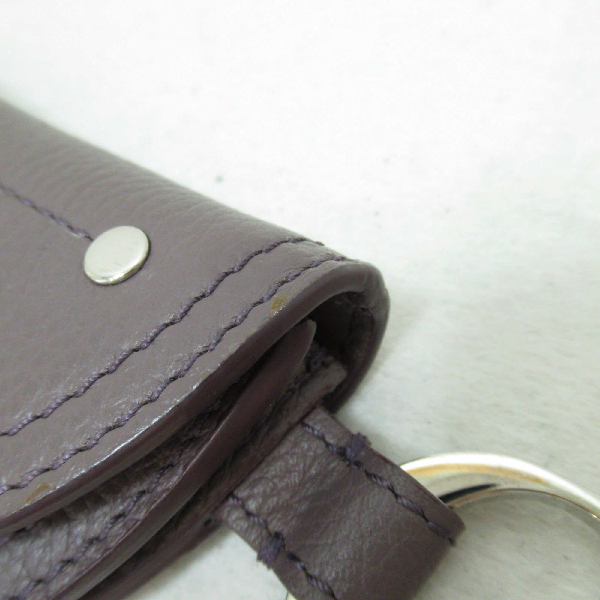 Dior Saddle pouch Purple leather