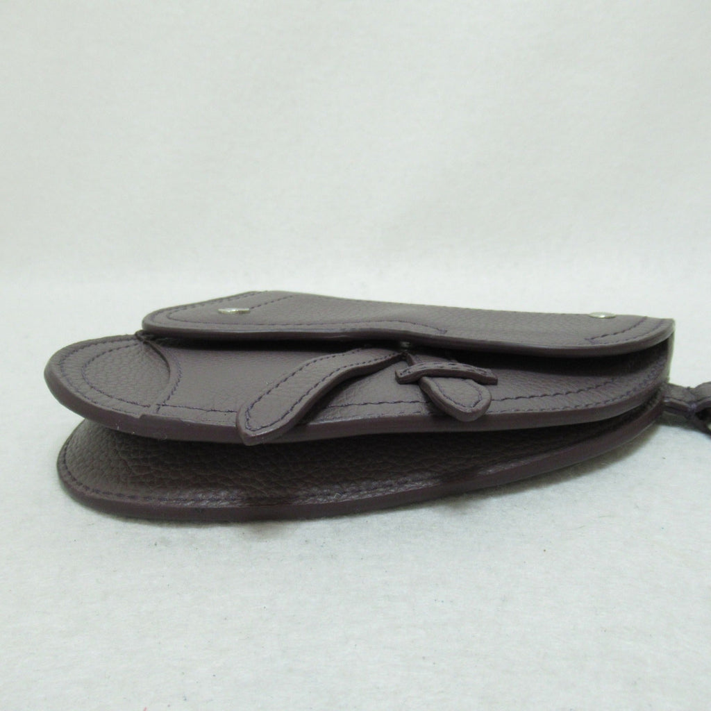 Dior Saddle pouch Purple leather