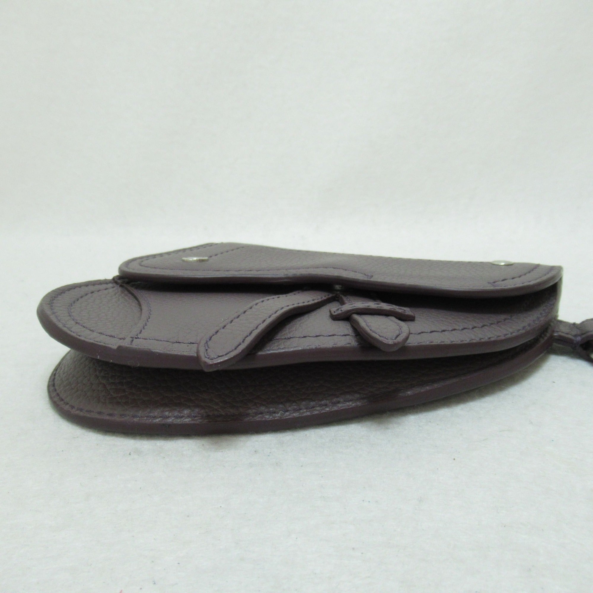 Dior Saddle pouch Purple leather