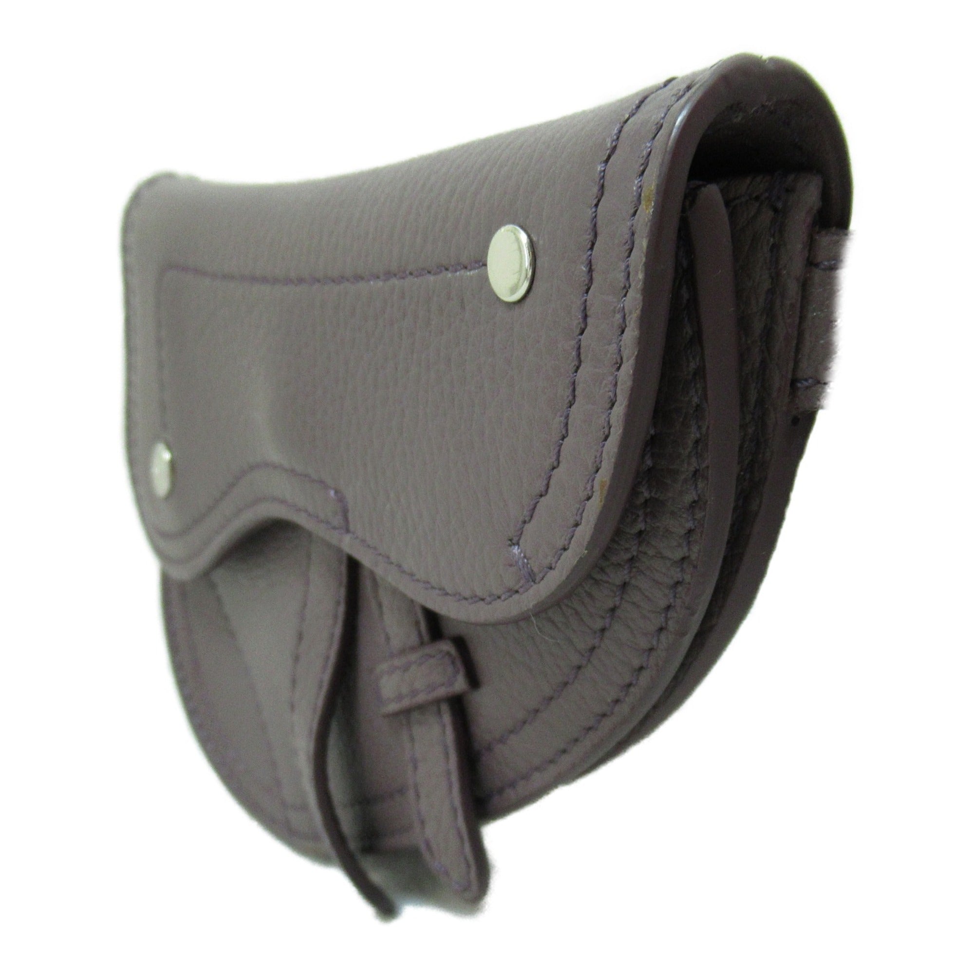 Dior Saddle pouch Purple leather
