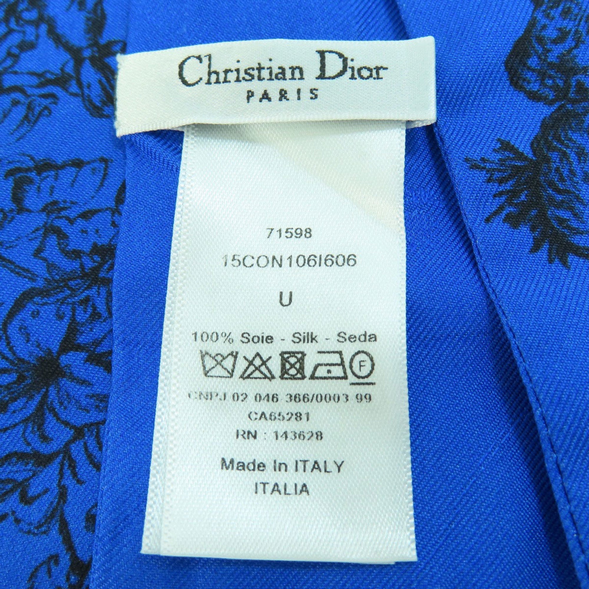 CHRISTIAN DIOR Scarf Muffler Silk Women's