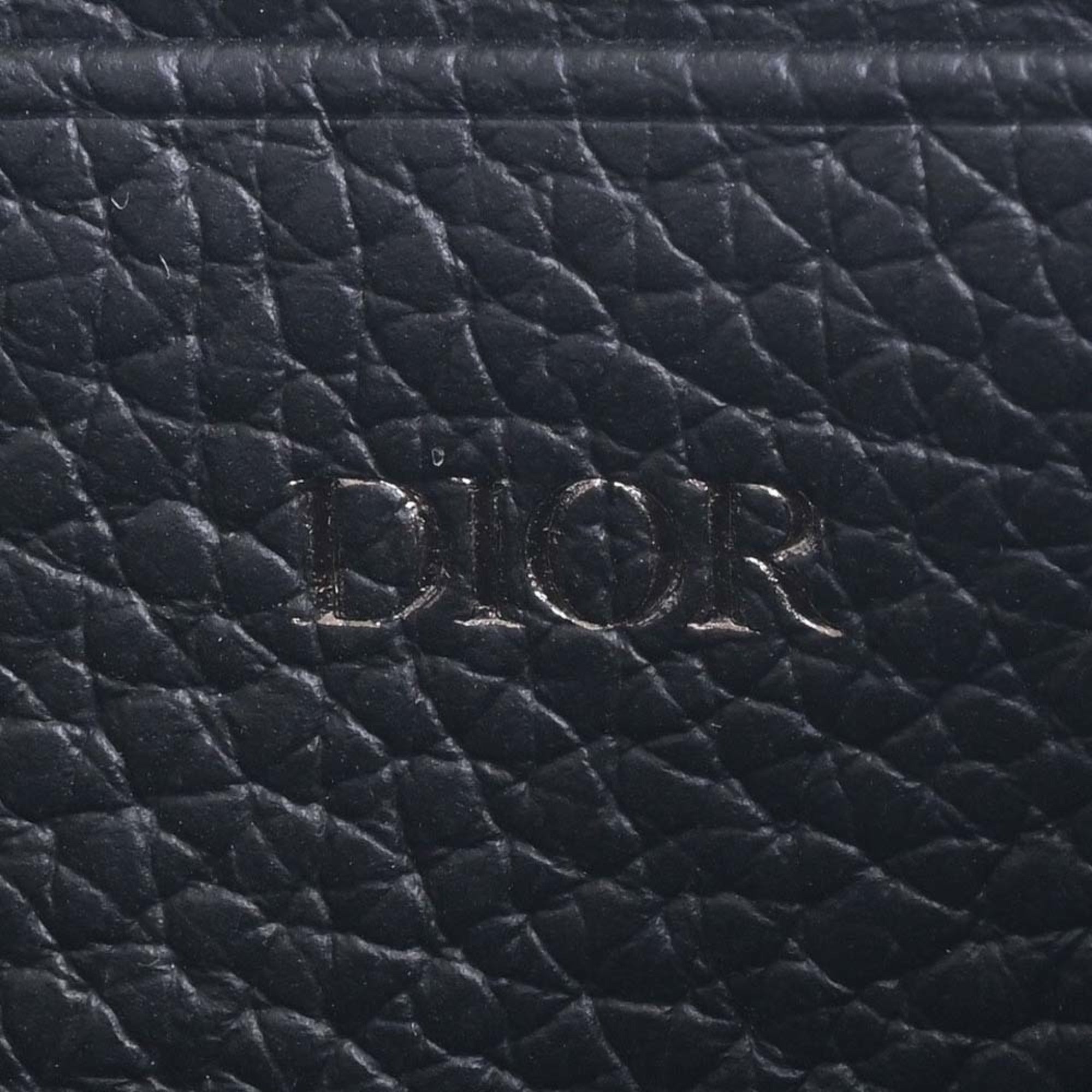 CHRISTIAN DIOR Leather Bag Shoulder Black Men's