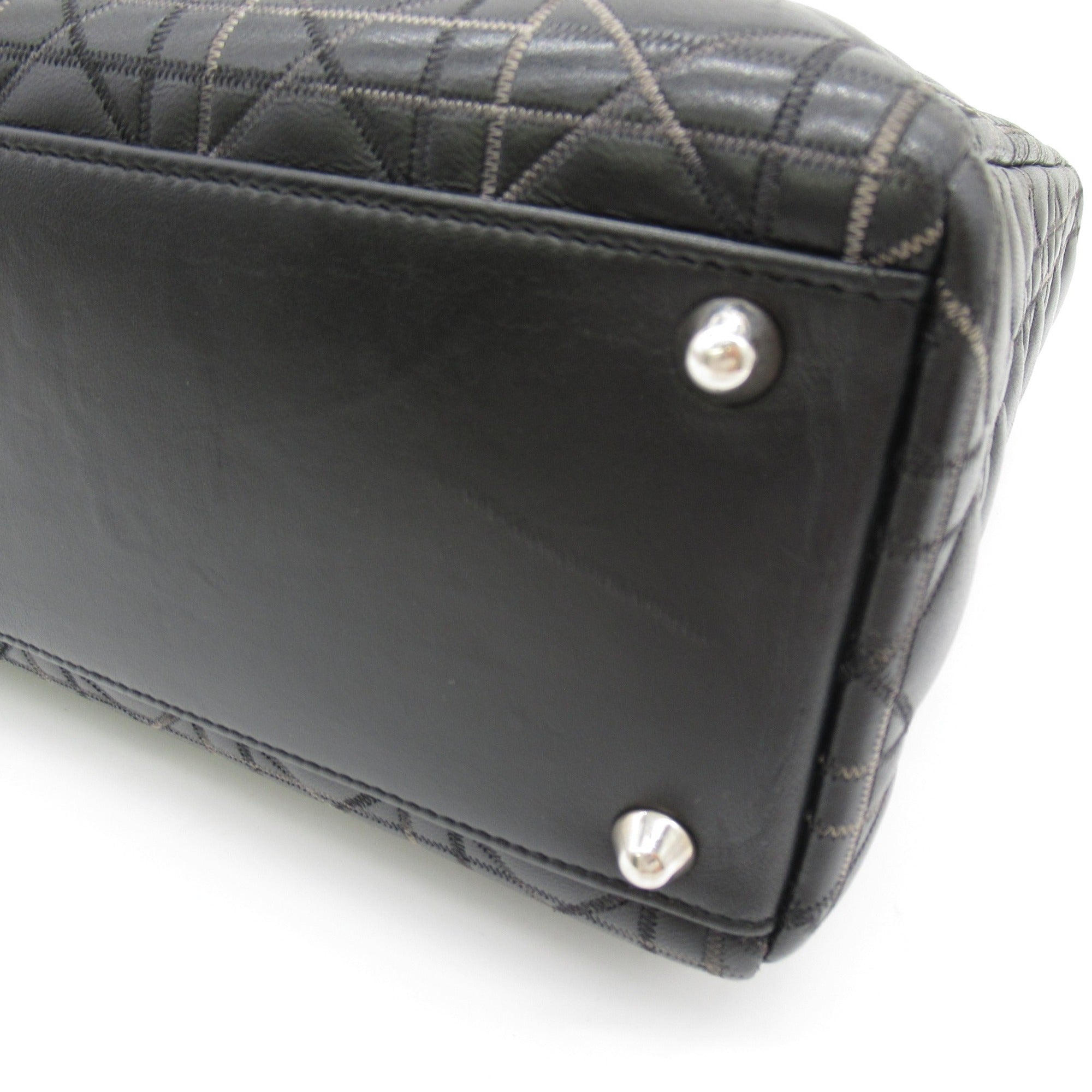 Dior Shoulder Bag Black leather