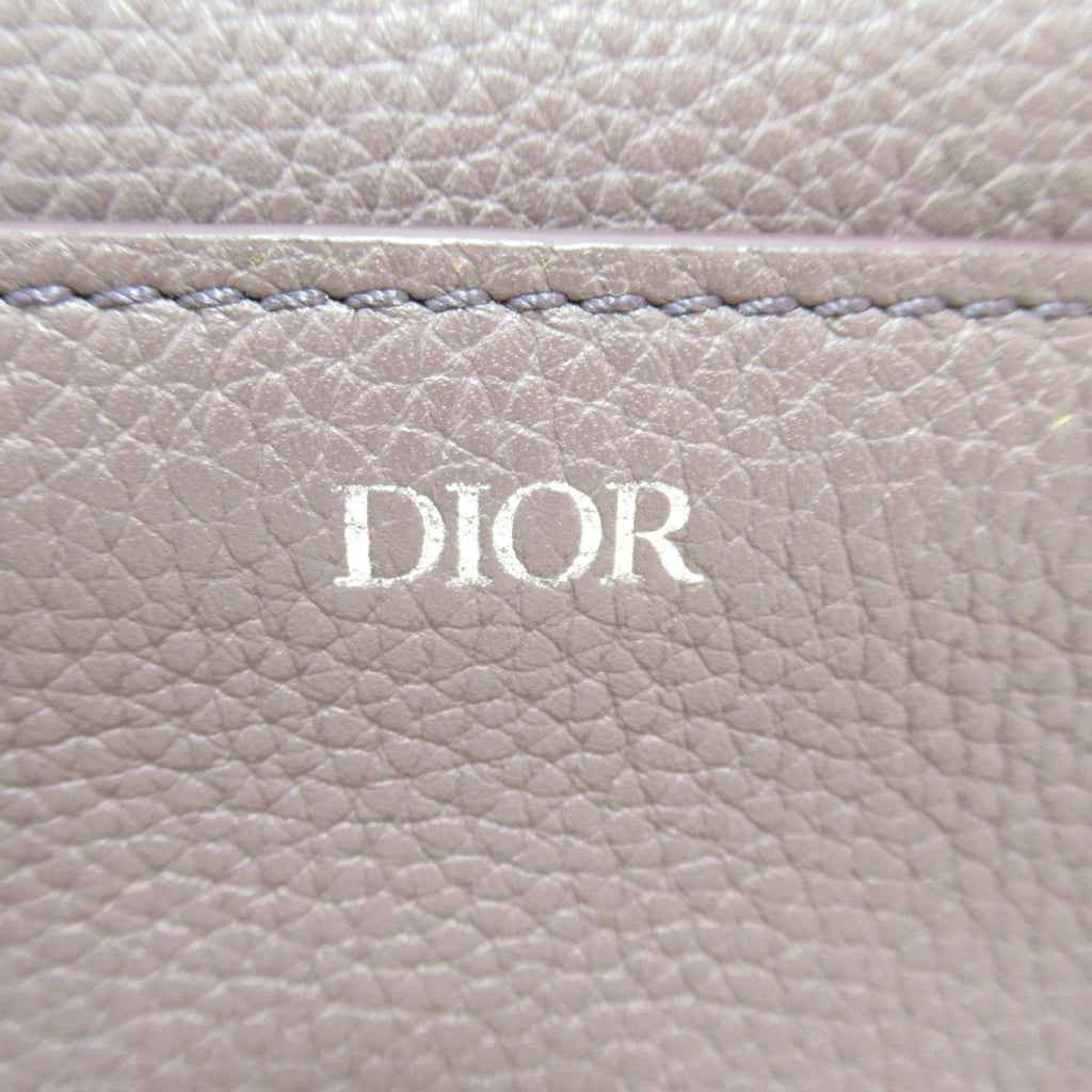 Dior Saddle pouch Purple leather