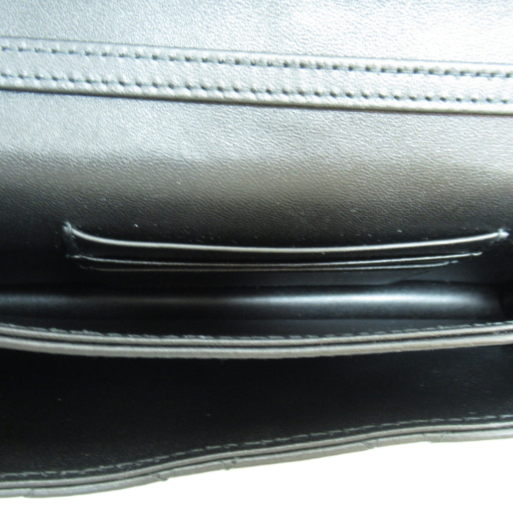 Dior top handle clutch bag Black leather S0980ONMJ M900