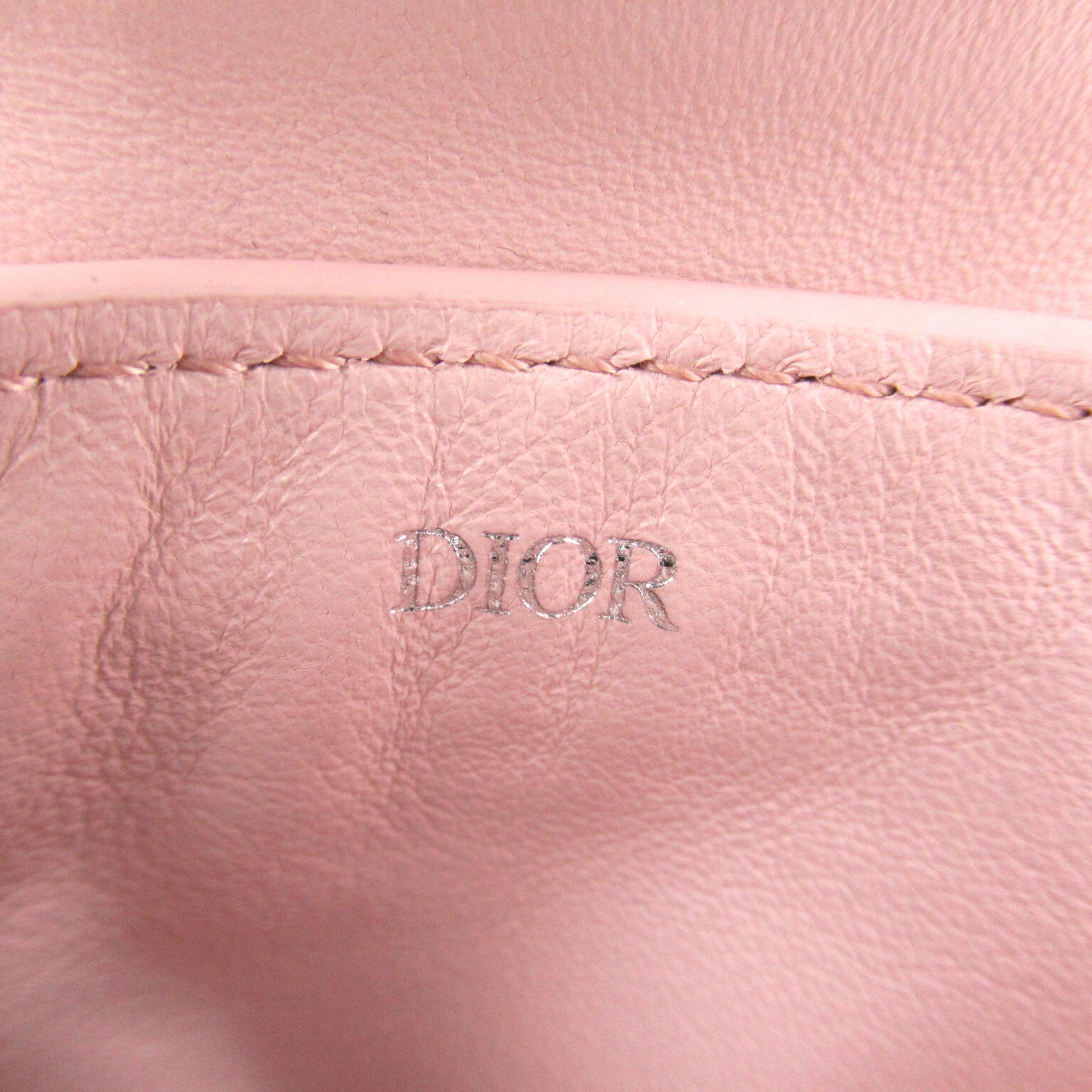 Dior Saddle type pouch Pink leather