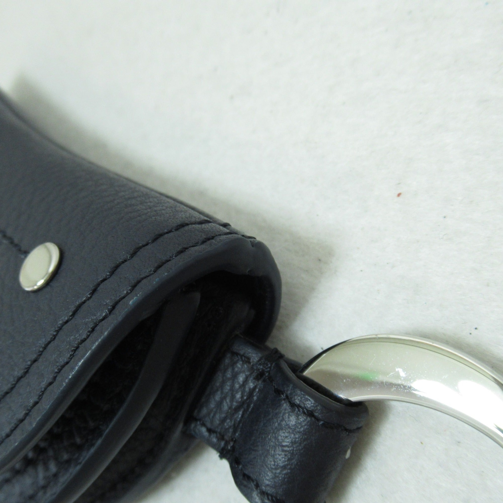 Dior Saddle pouch Navy leather