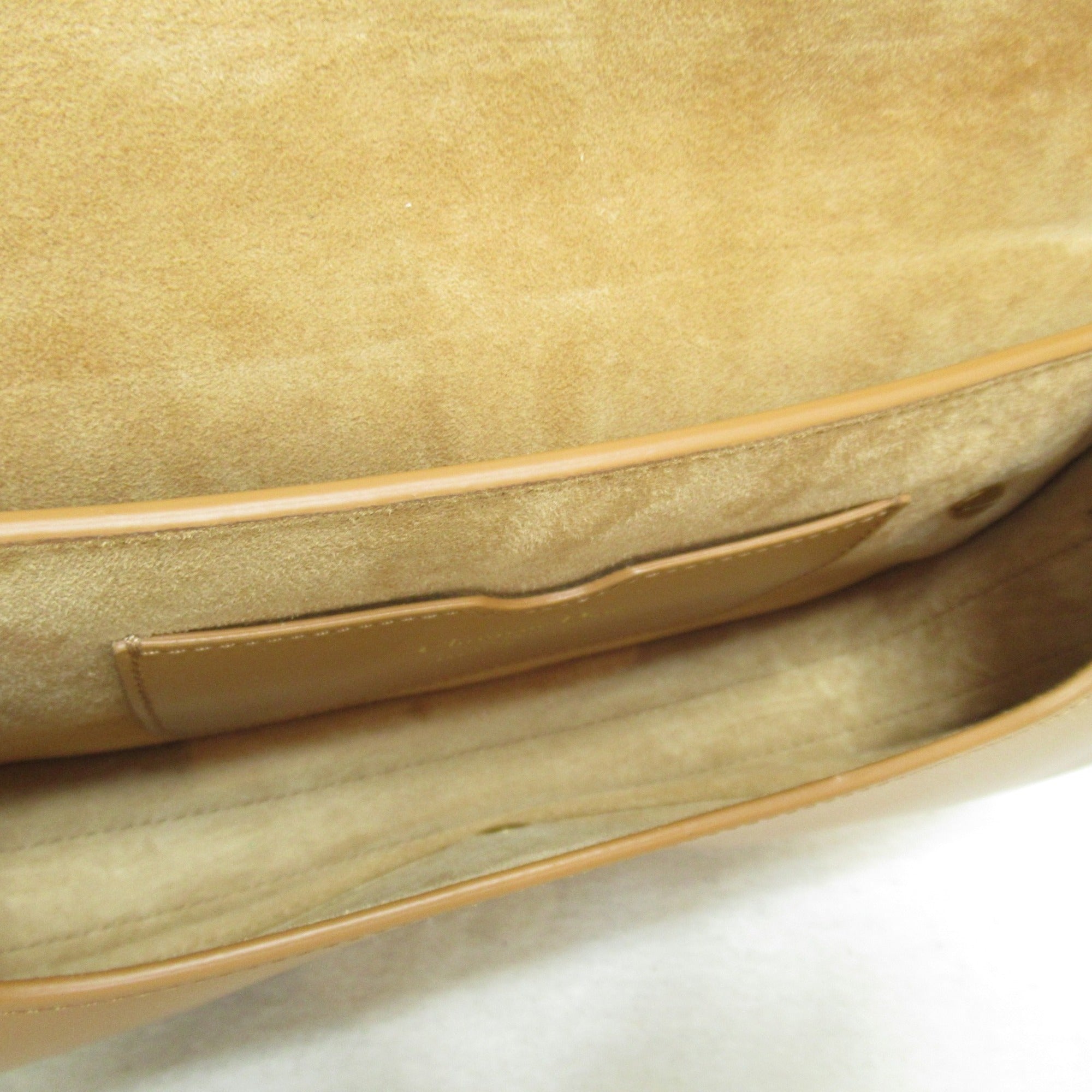 Dior Shoulder Bag Brown Camel leather