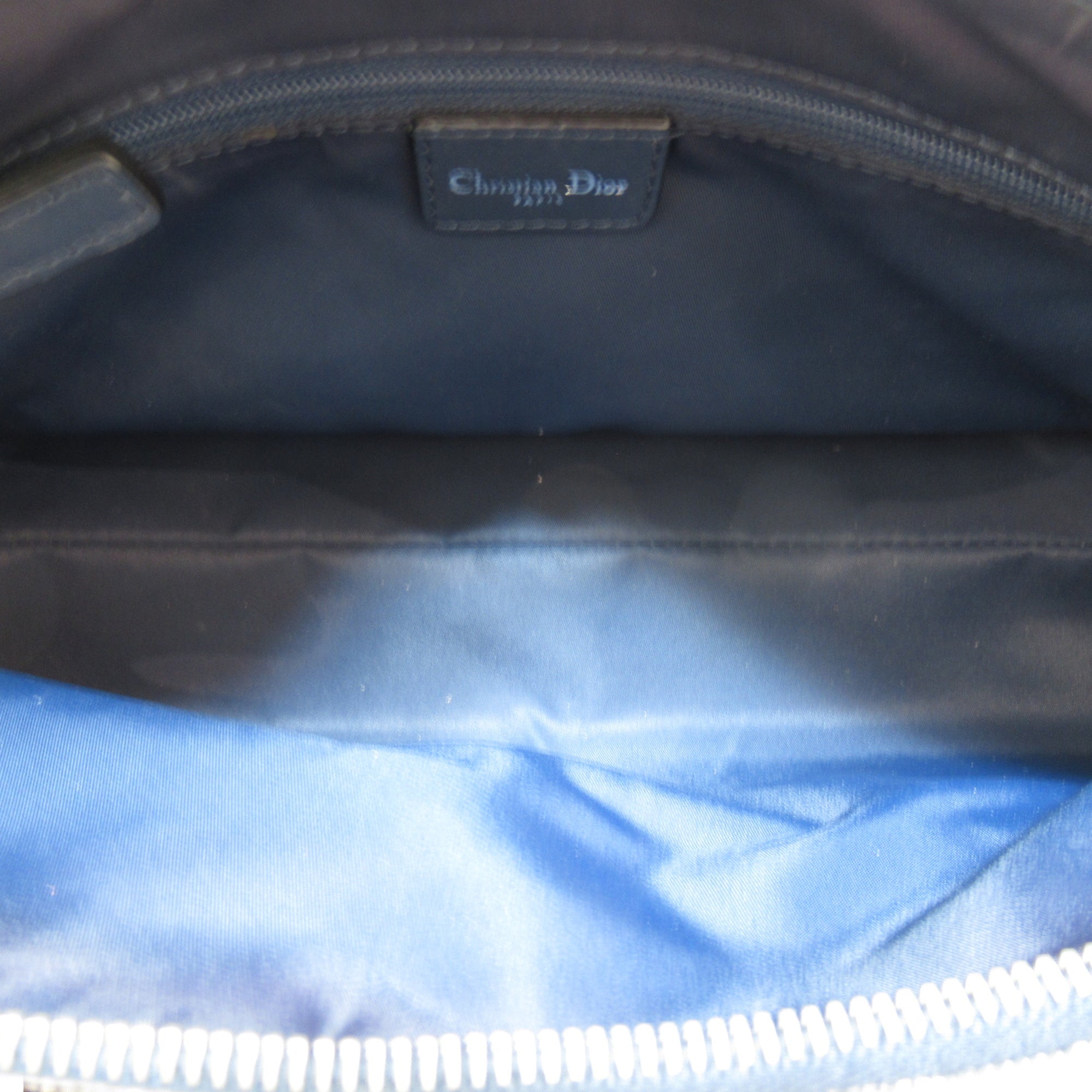 Dior trotter handbag Navy Khaki canvas