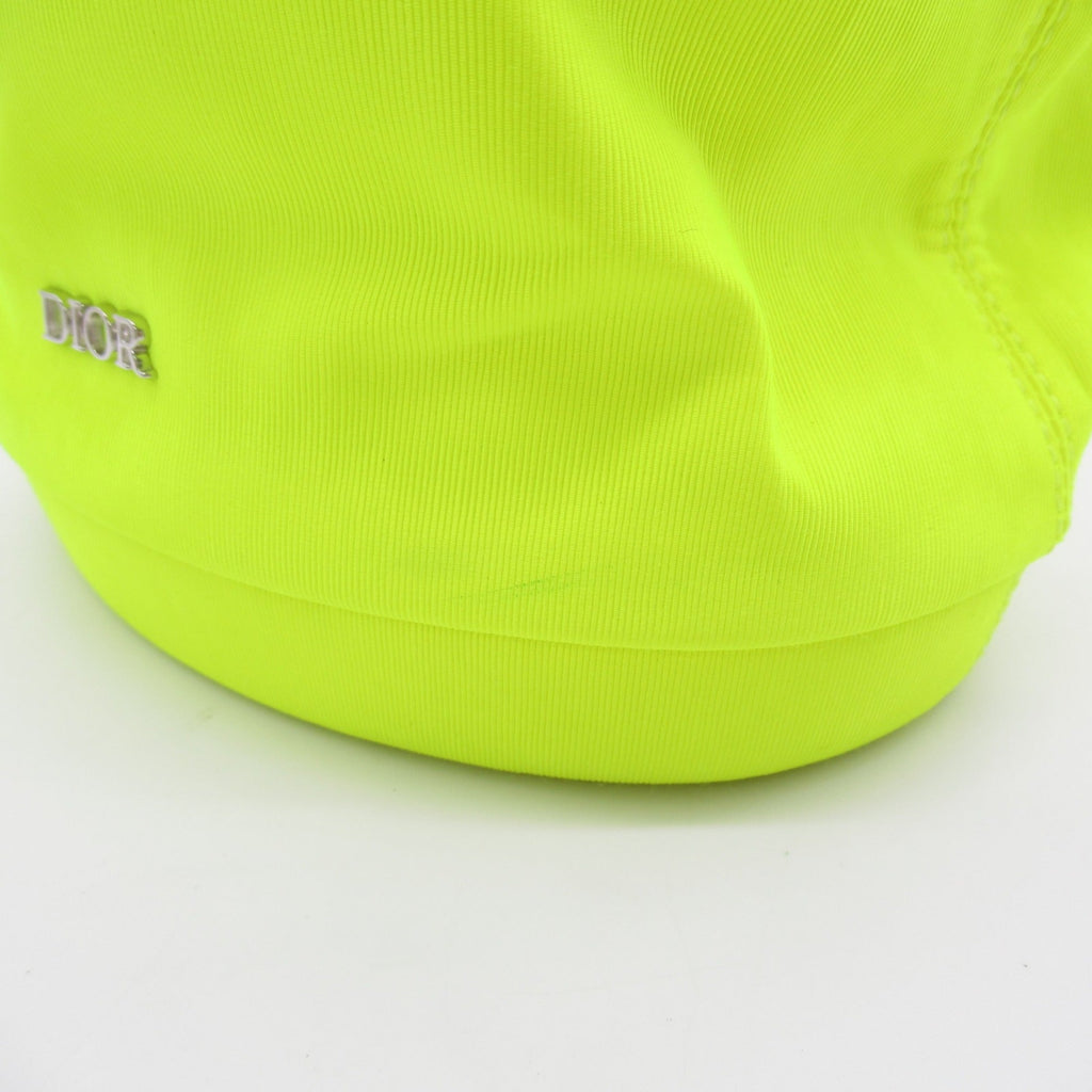 Dior Shoulder Bag Yellow Nylon