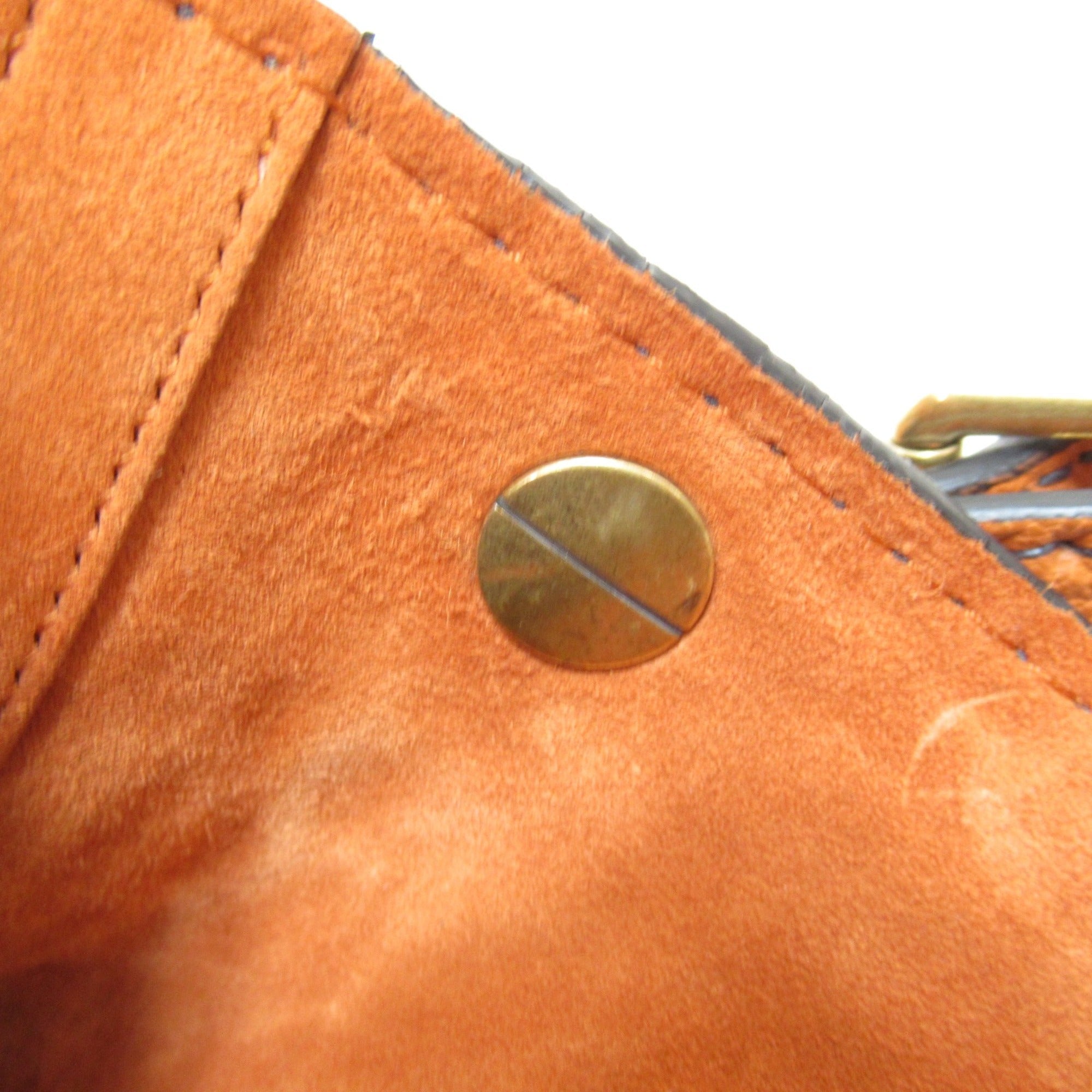 Dior One Shoulder Bag Orange leather
