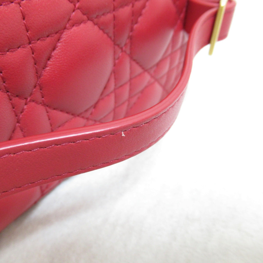 Dior Vanity Shoulder Bag Red Lambskin [sheep leather] S5488UNTR