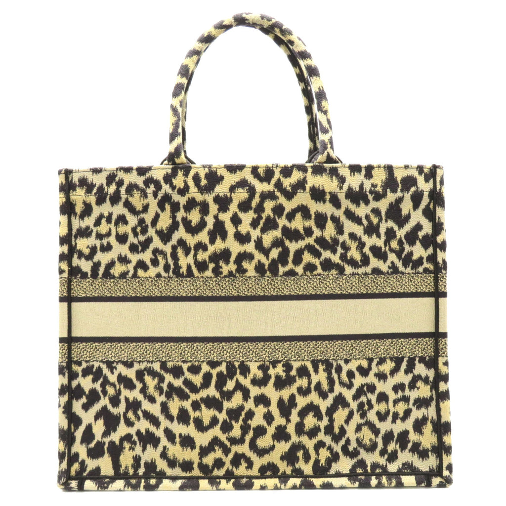 Dior Book tote Beige Mulch color Leopard canvas embroidered canvas M1286ZRHMM918