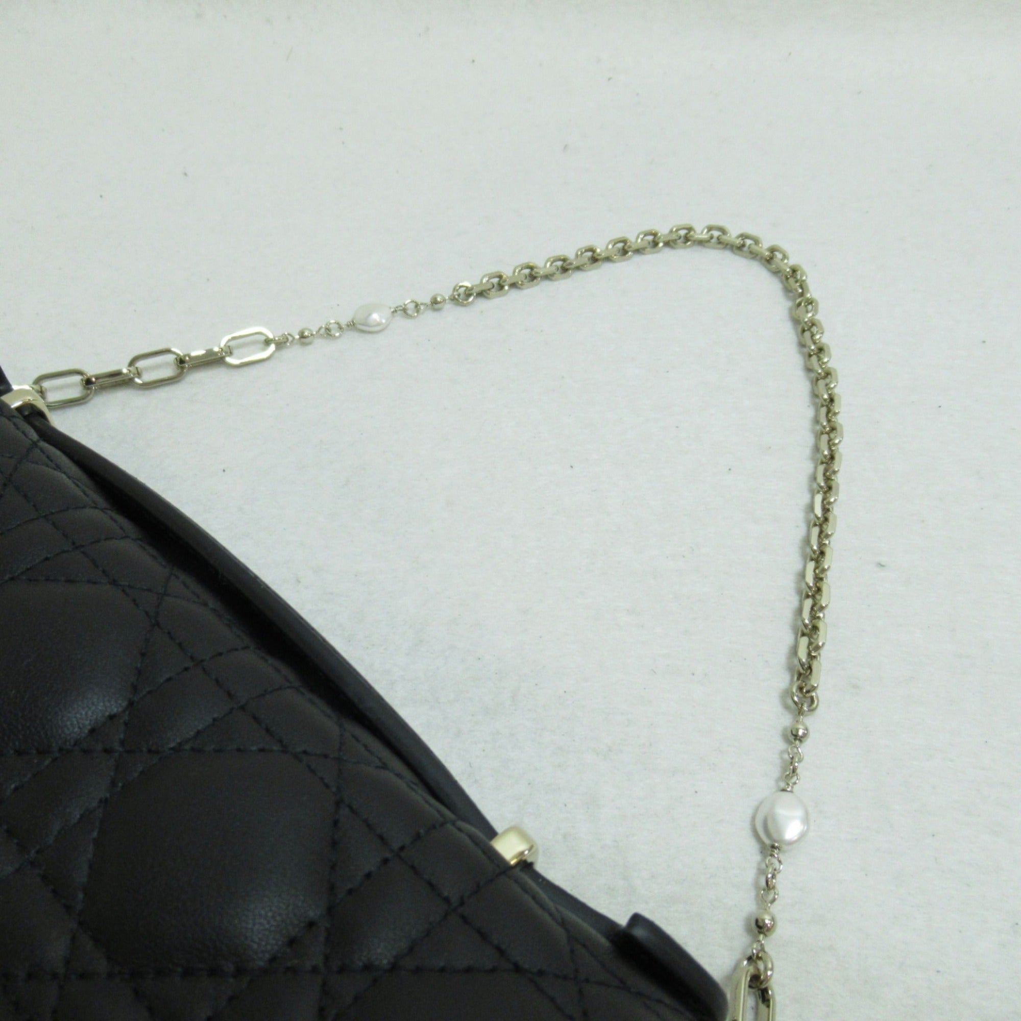 Dior top handle clutch bag Black leather S0980ONMJ M900