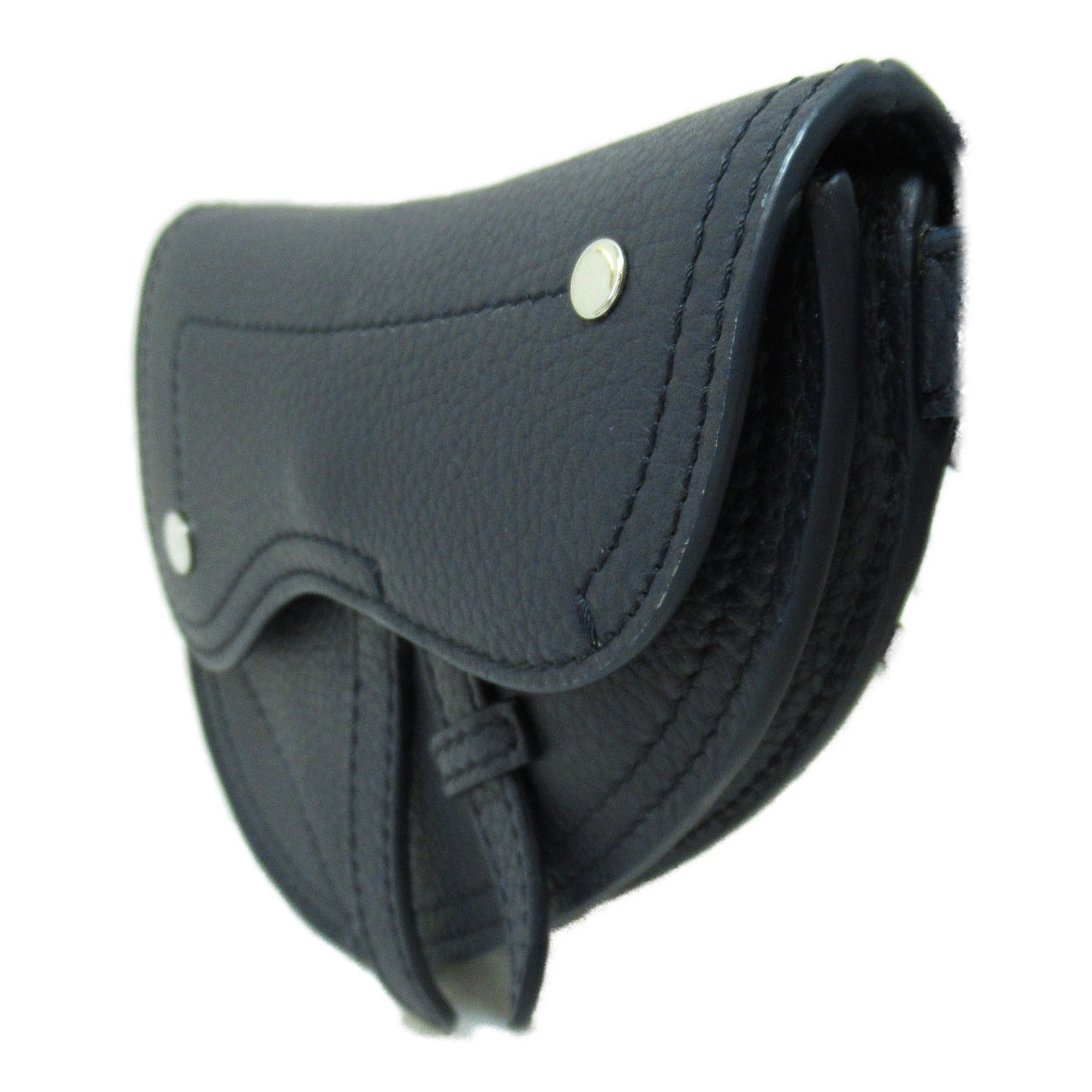 Dior Saddle pouch Navy leather