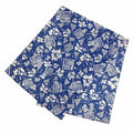 CHRISTIAN DIOR stole shawl dior surf chick bandana cotton hibiscus white x blue
