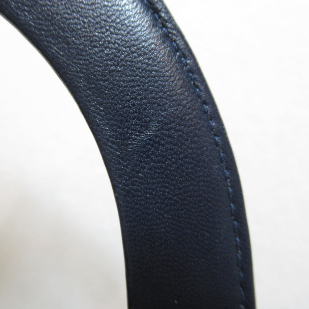 Dior lady dior handbag Navy Lambskin [sheep leather]