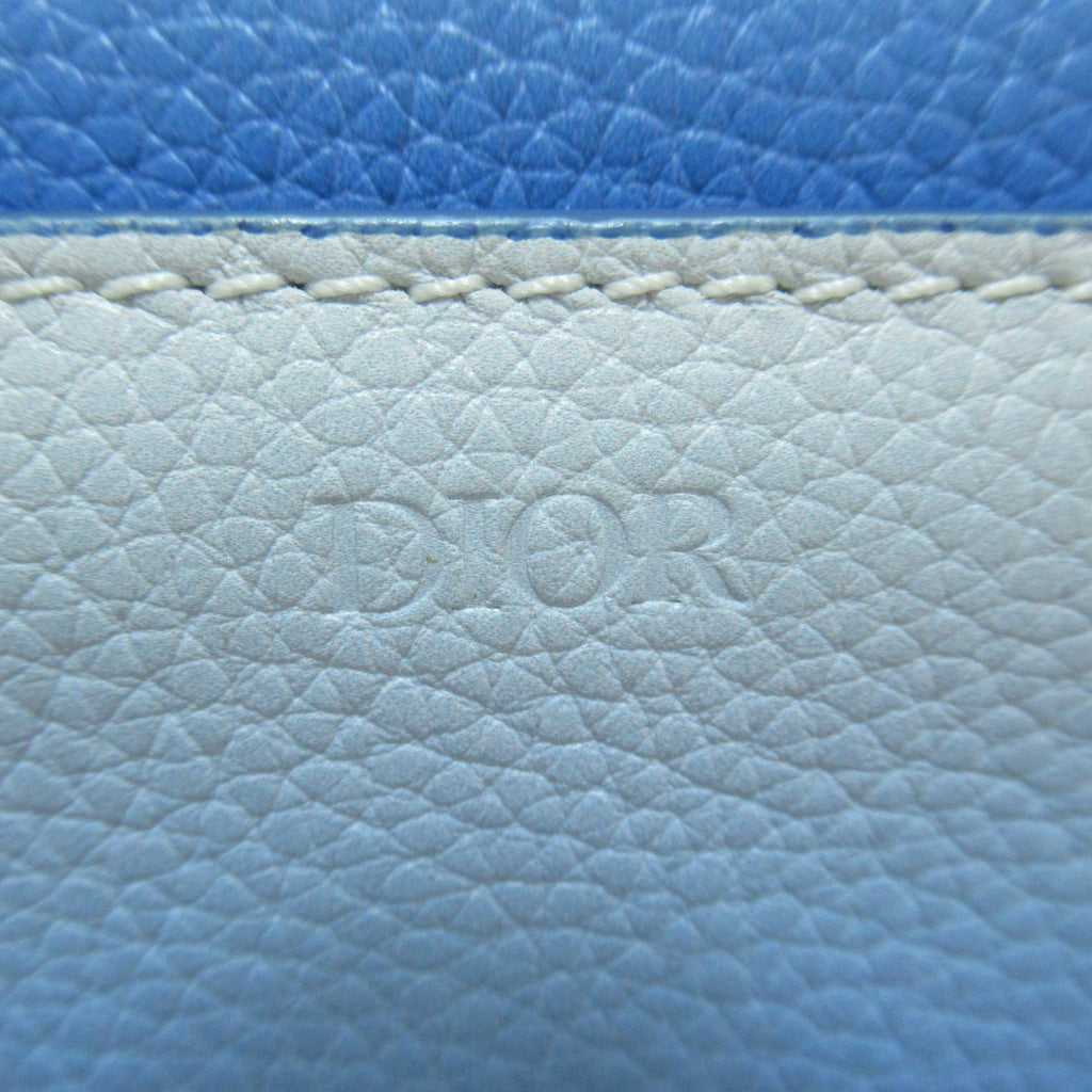 Dior Saddle pouch Blue Blue gradation leather