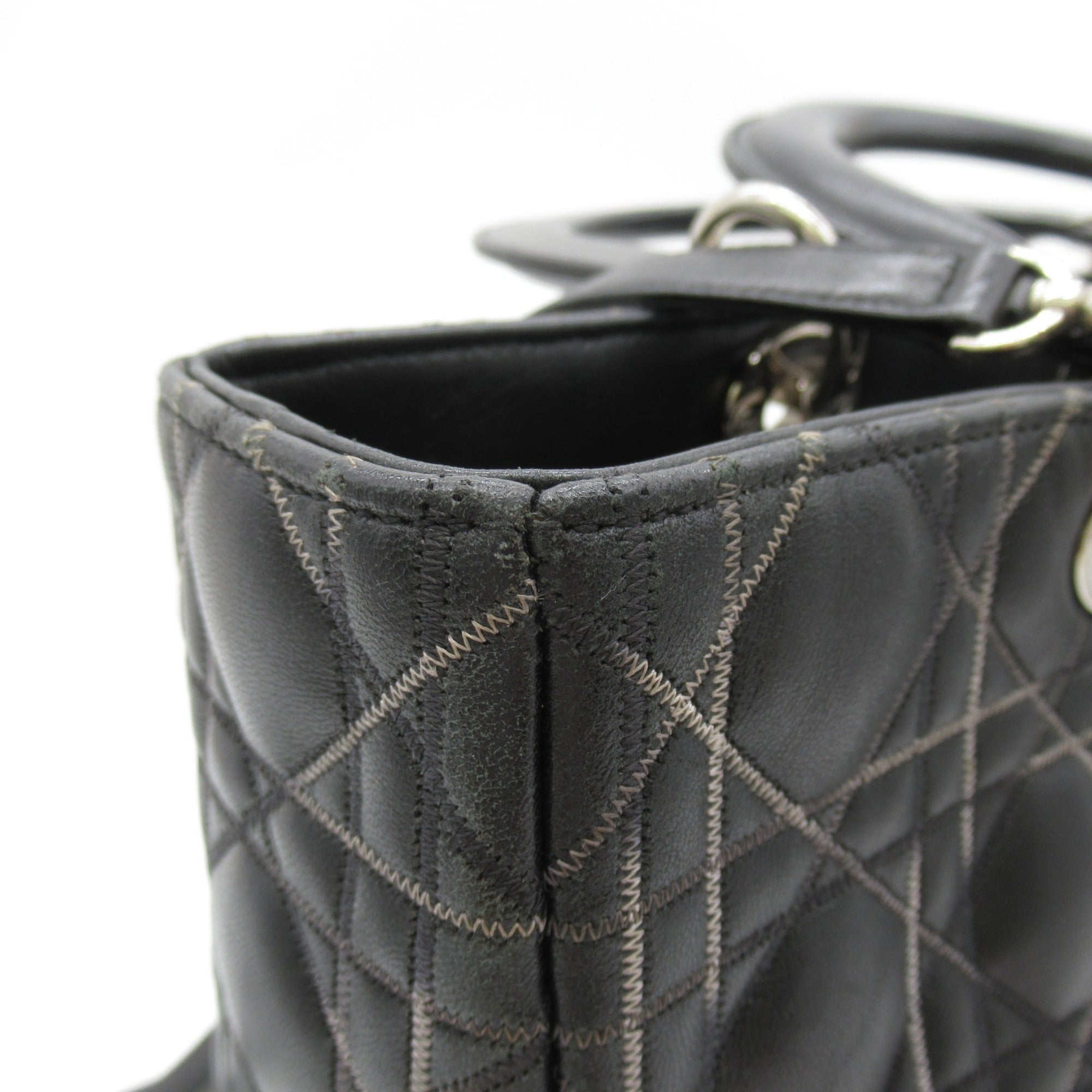 Dior Shoulder Bag Black leather