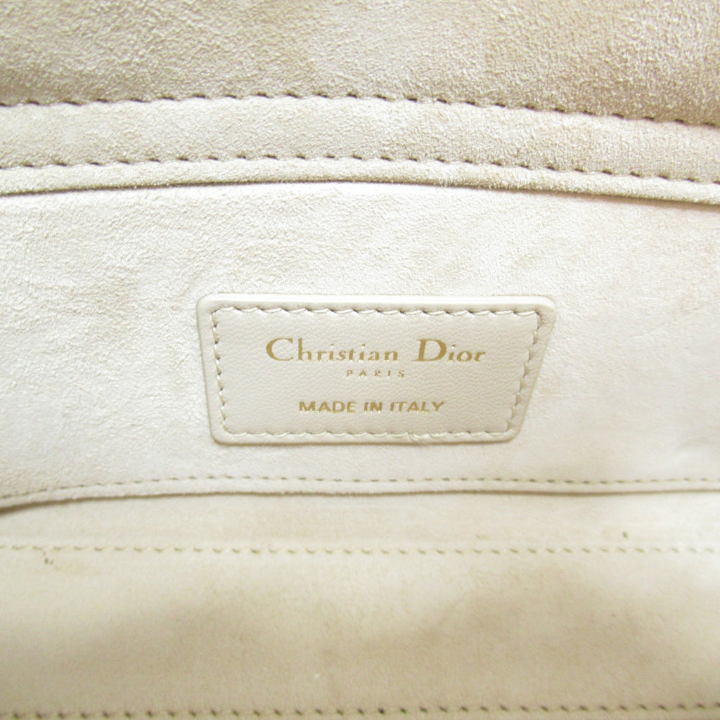 Dior D-JOY Lady Dior handbag Beige leather