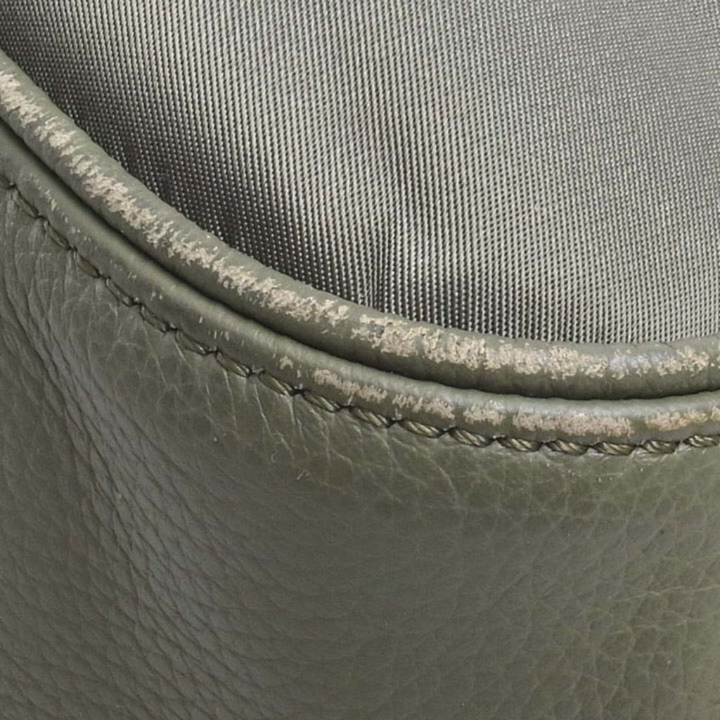 CHRISTIAN DIOR Sacai Collaboration Nylon Saddle Tote Bag Khaki Men's