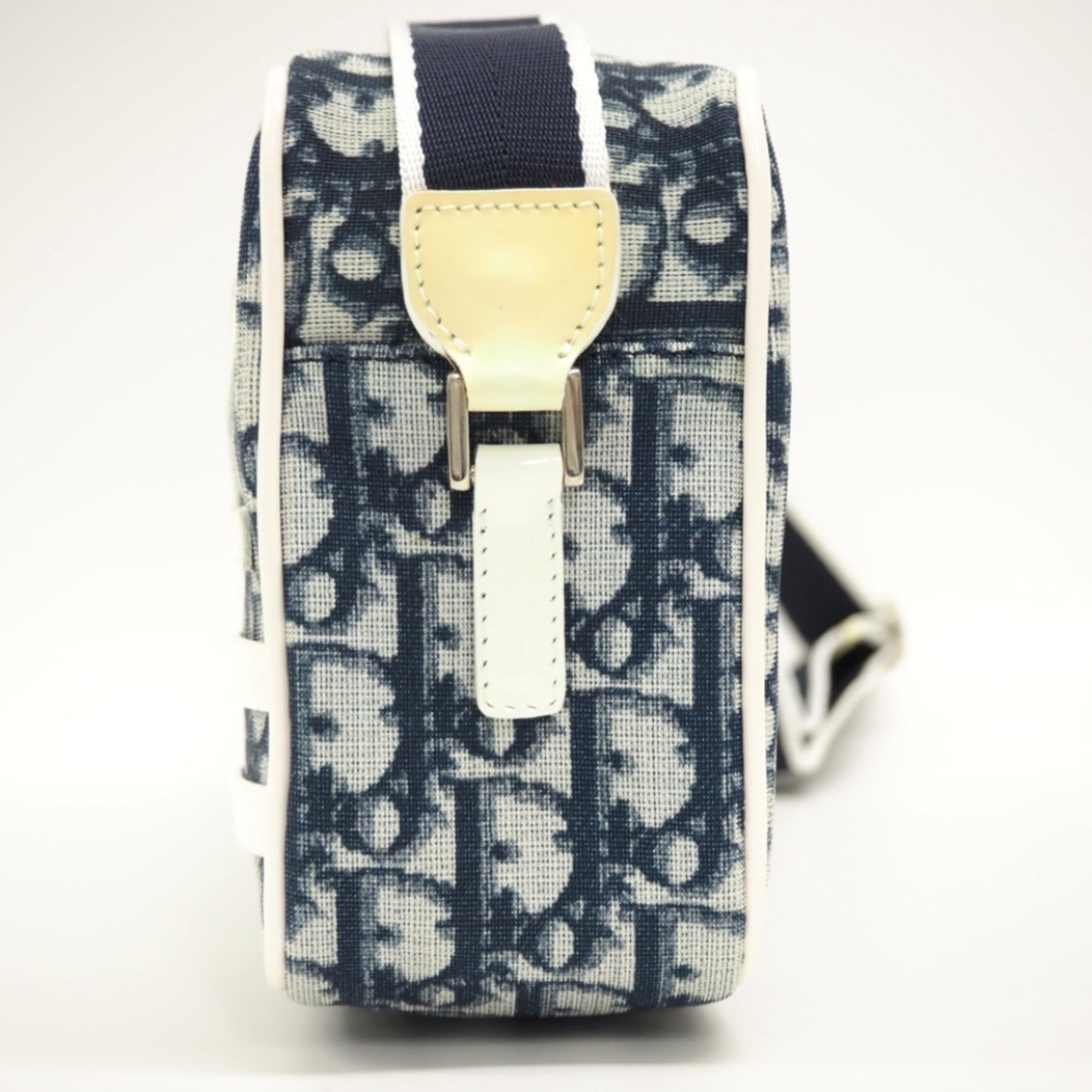 CHRISTIAN DIOR Dior/Dior Trotter Shoulder Bag Navy Ladies