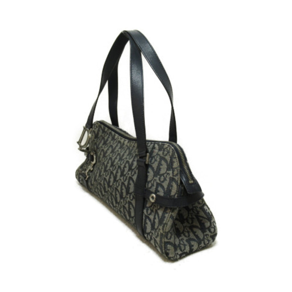 Dior trotter handbag Navy Khaki canvas