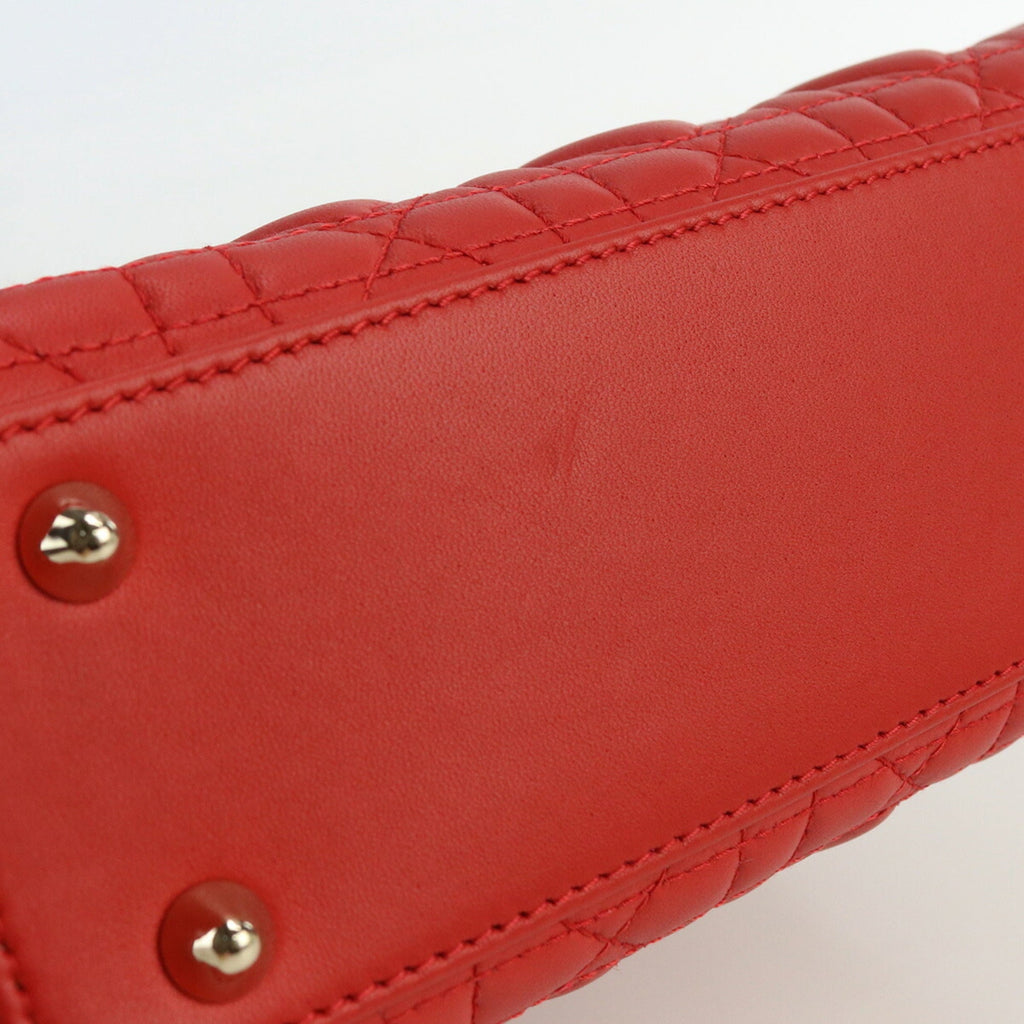 CHRISTIAN DIOR Lady Small Heart Handbag Lambskin Ladies