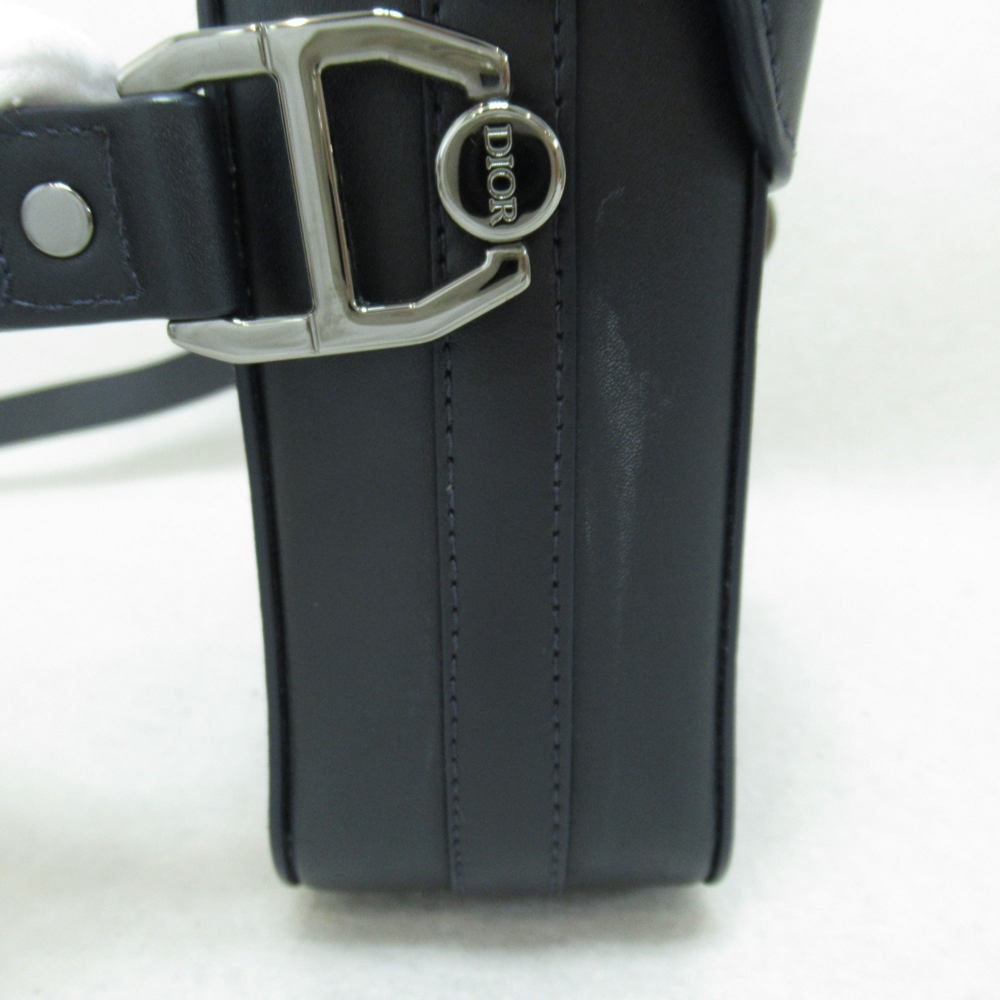 Dior Shoulder Bag Navy leather