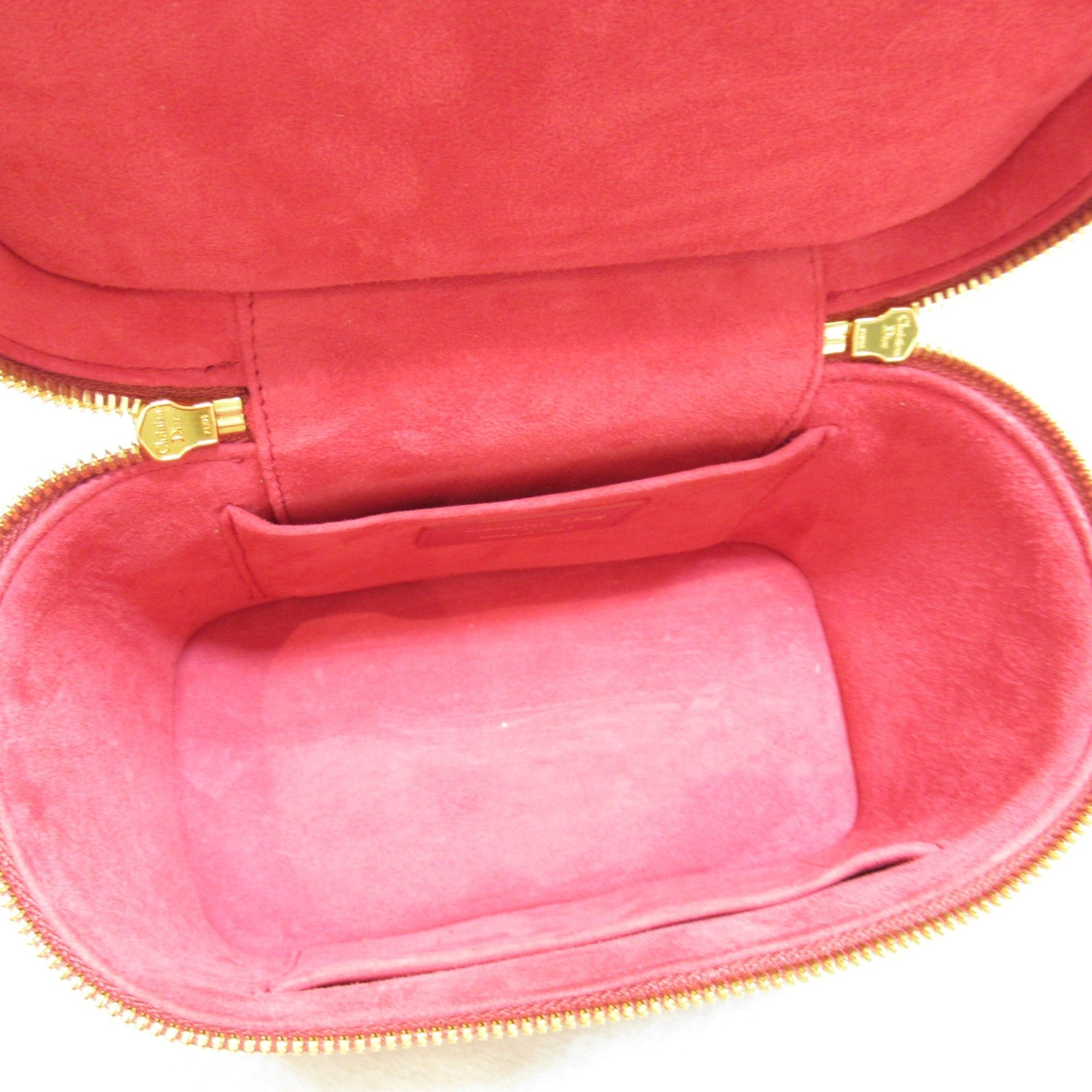 Dior Vanity Shoulder Bag Red Lambskin [sheep leather] S5488UNTR