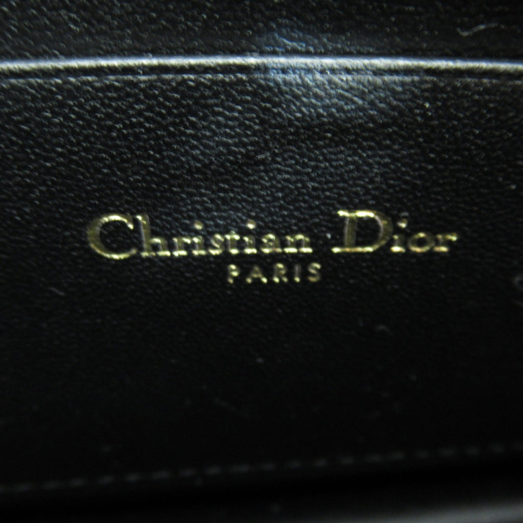 Dior top handle clutch bag Black leather S0980ONMJ M900