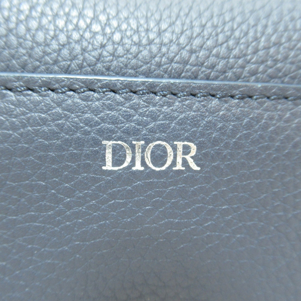 Dior Saddle pouch Navy leather
