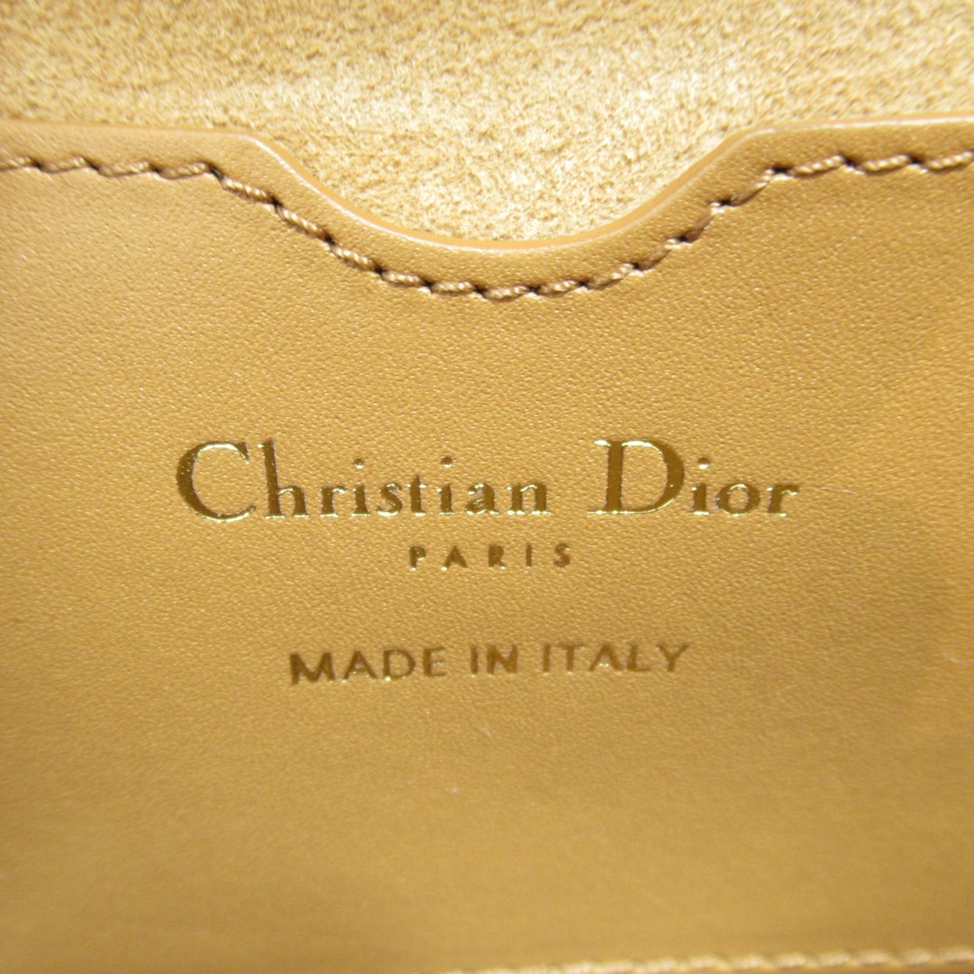 Dior Shoulder Bag Brown Camel leather