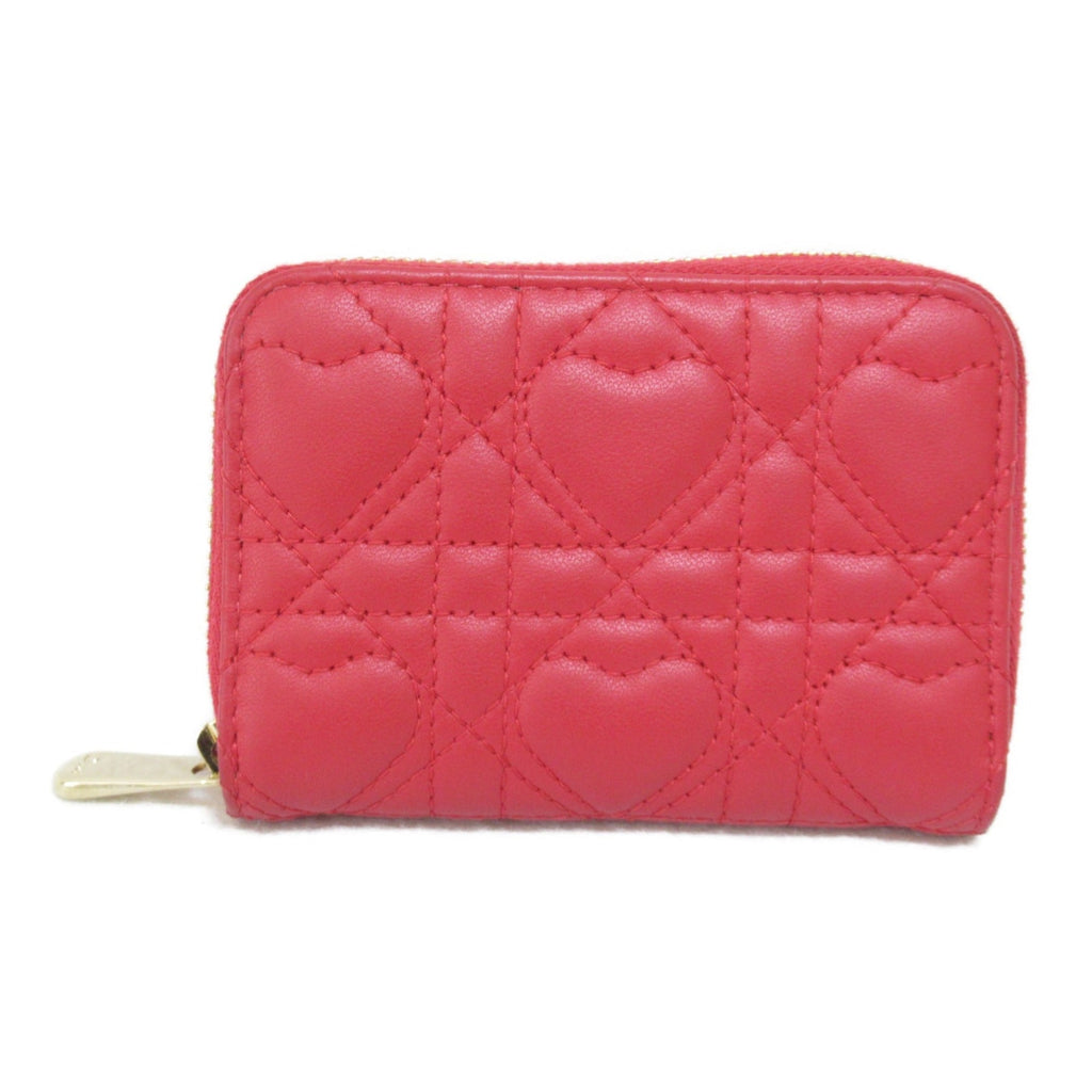 Dior lady dior coin purse Red leather S0985ONHG