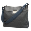 CHRISTIAN DIORAuth  Trotter Shoulder Bag Women's Canvas,Leather Black