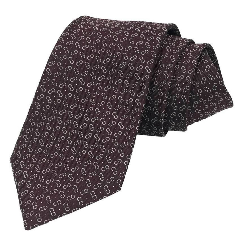 CHRISTIAN DIOR Dior Tie Bordeaux Men