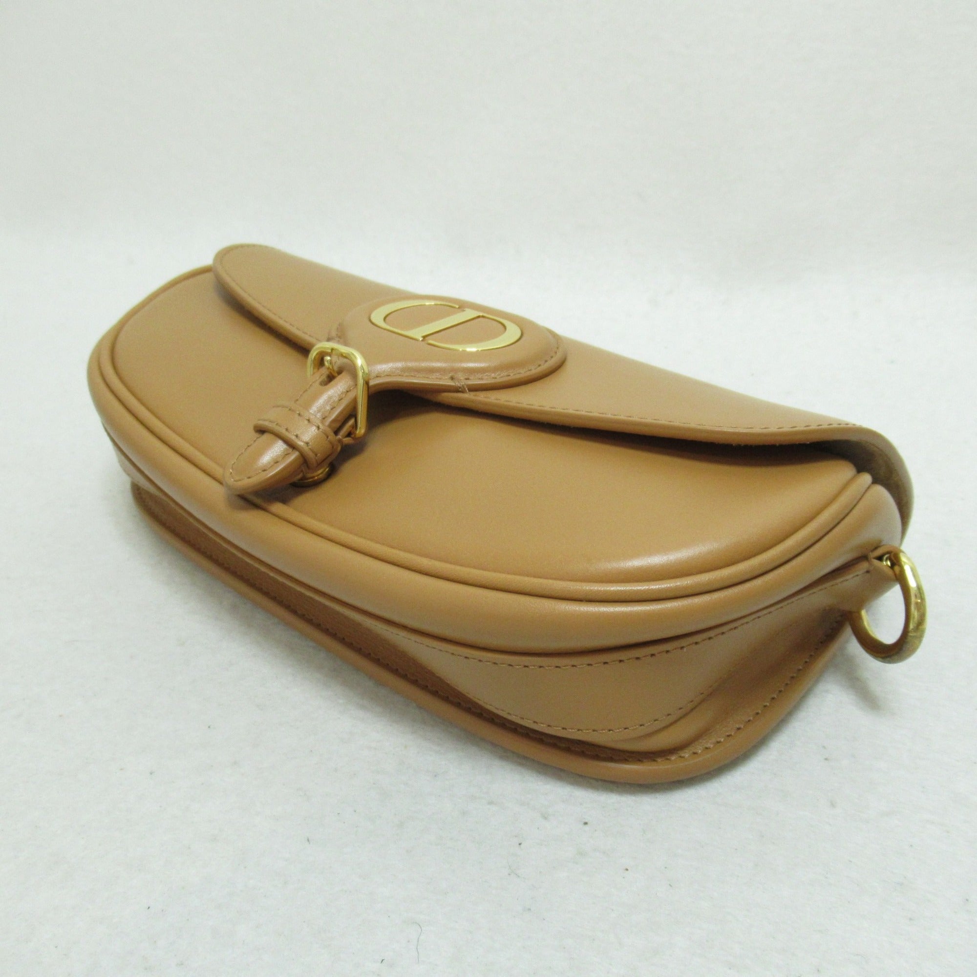 Dior Shoulder Bag Brown Camel leather