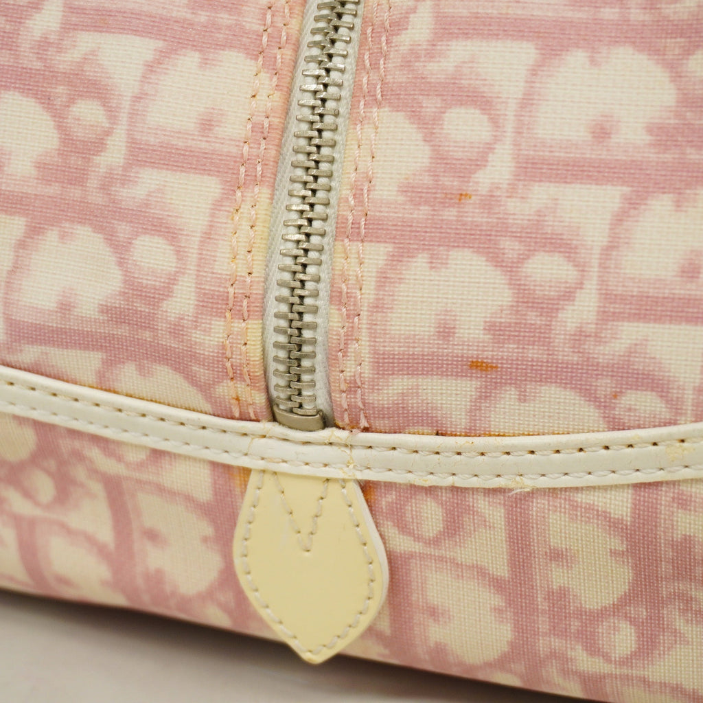 CHRISTIAN DIORAuth  Trotter Tote Bag Enamel Women's Coated Canvas Tote Bag Pink