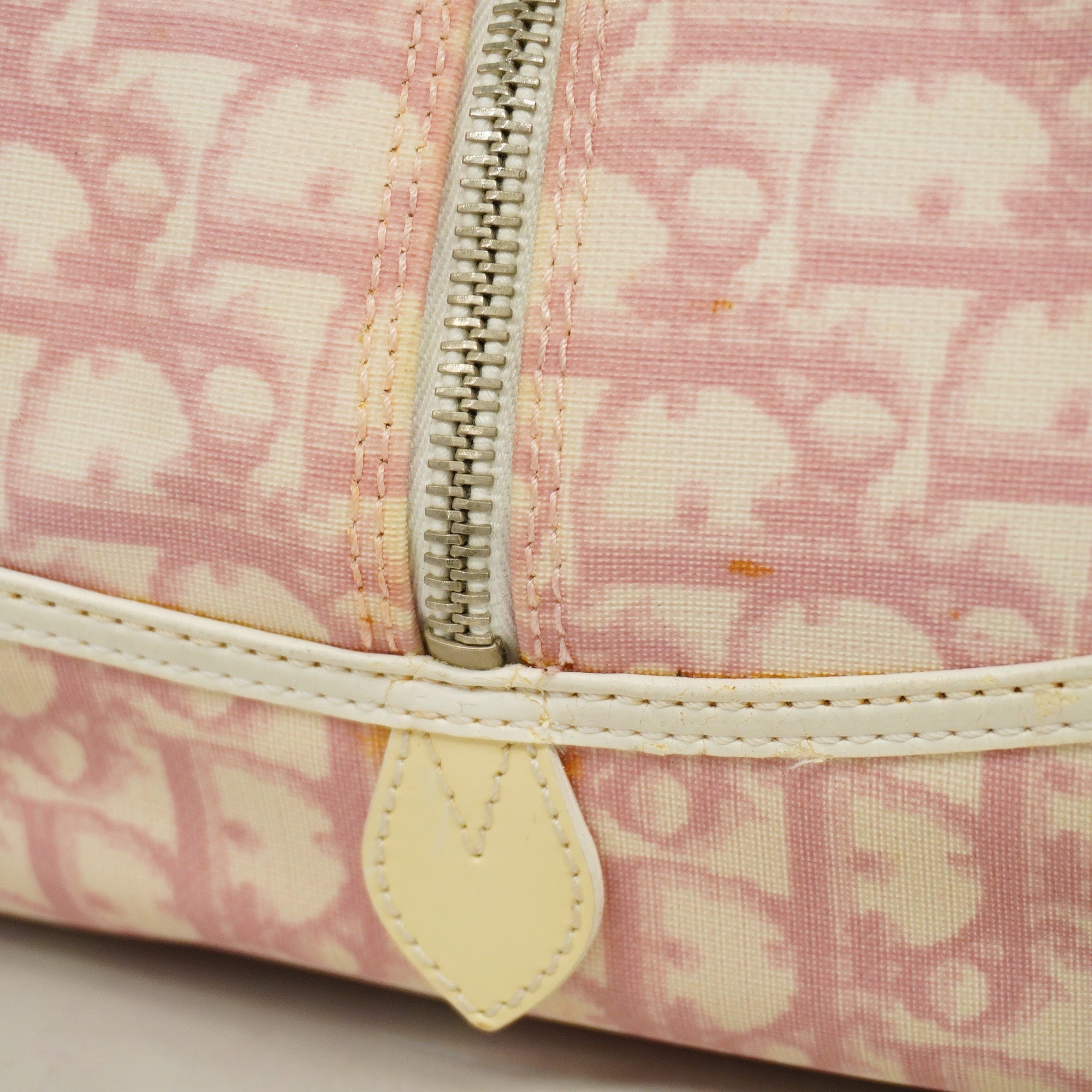 CHRISTIAN DIORAuth  Trotter Tote Bag Enamel Women's Coated Canvas Tote Bag Pink