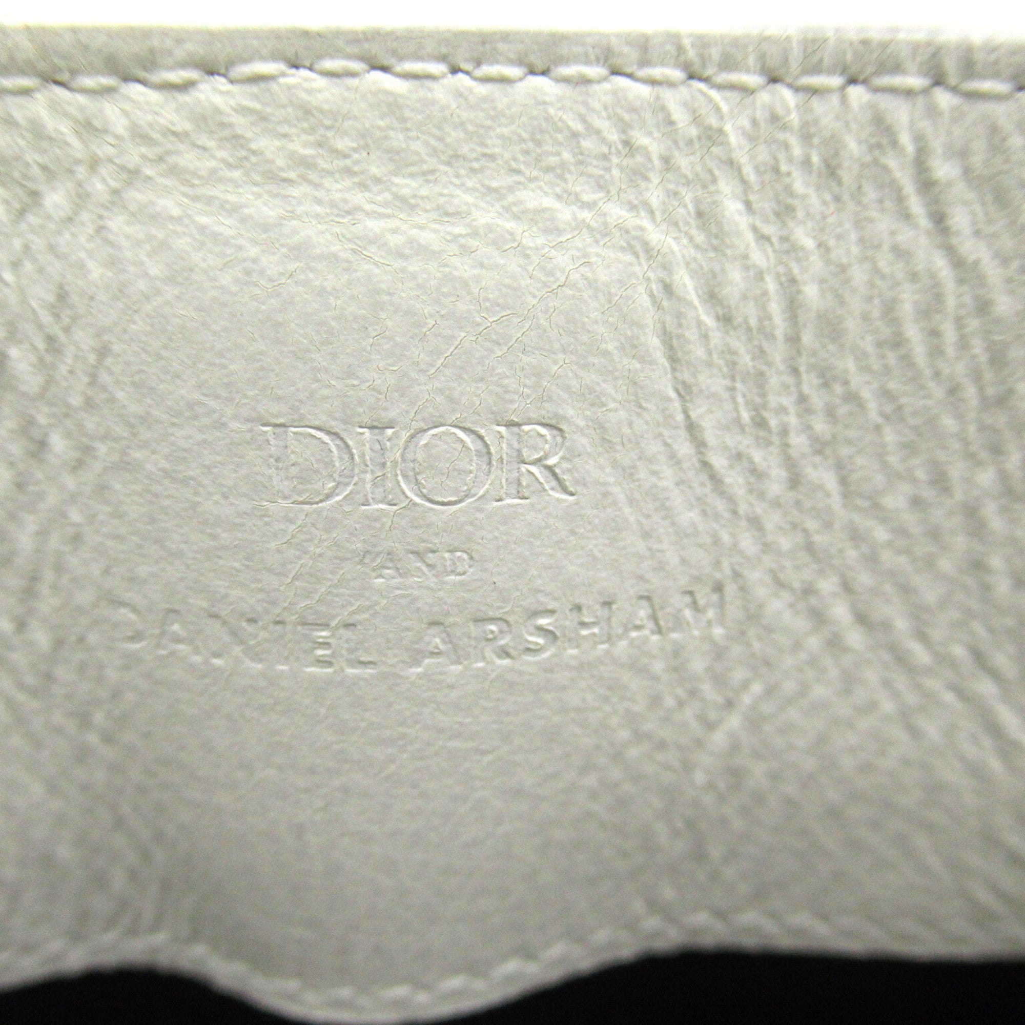 Dior Phone holder White leather