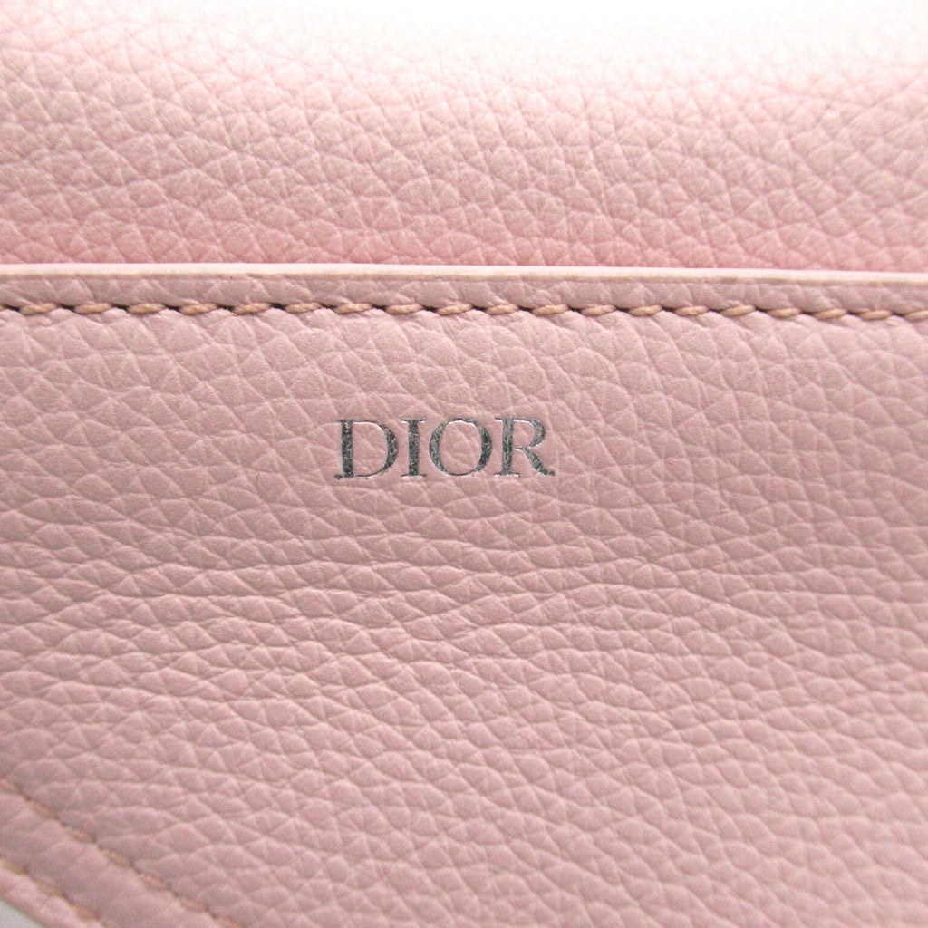 Dior Saddle type pouch Pink leather