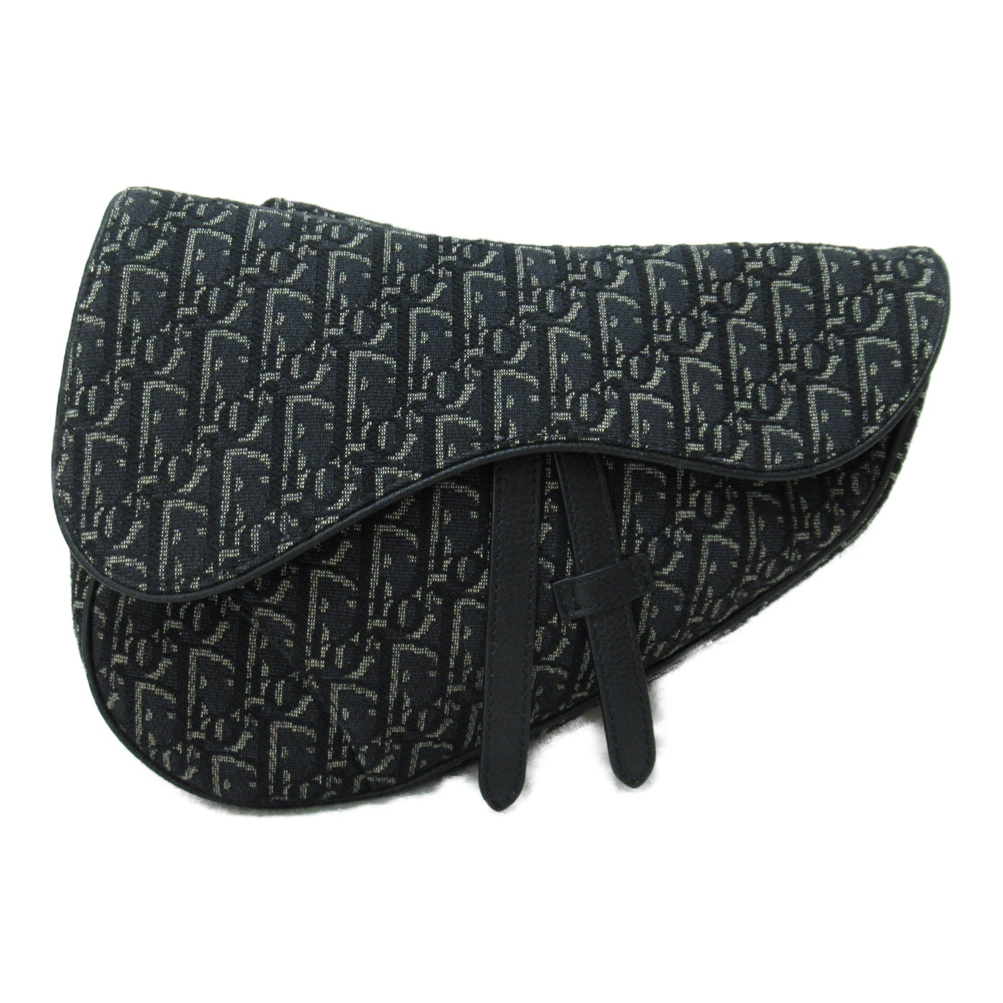 Dior saddle bag body bag Navy canvas